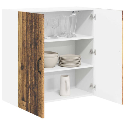 Armadietto a muro LUCCA Legno antico 80 x 31 x 80 cm