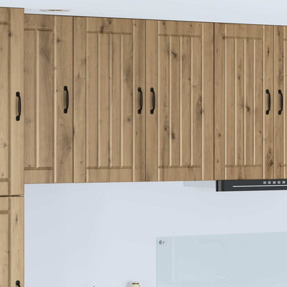 Armadietto a muro LUCCA Rovere Artigianale 80 x 31 x 80 cm