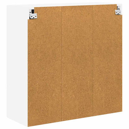 Mobile in vetro da parete LUCCA Bianco 80 x 31 x 80 cm | homemem39