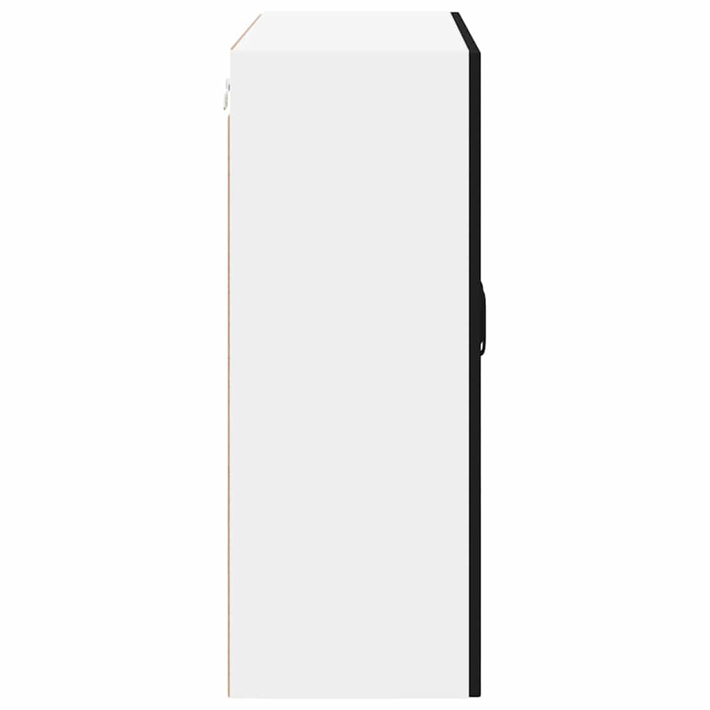 Mobile in vetro da parete LUCCA Nero 80 x 31 x 80 cm | homemem39