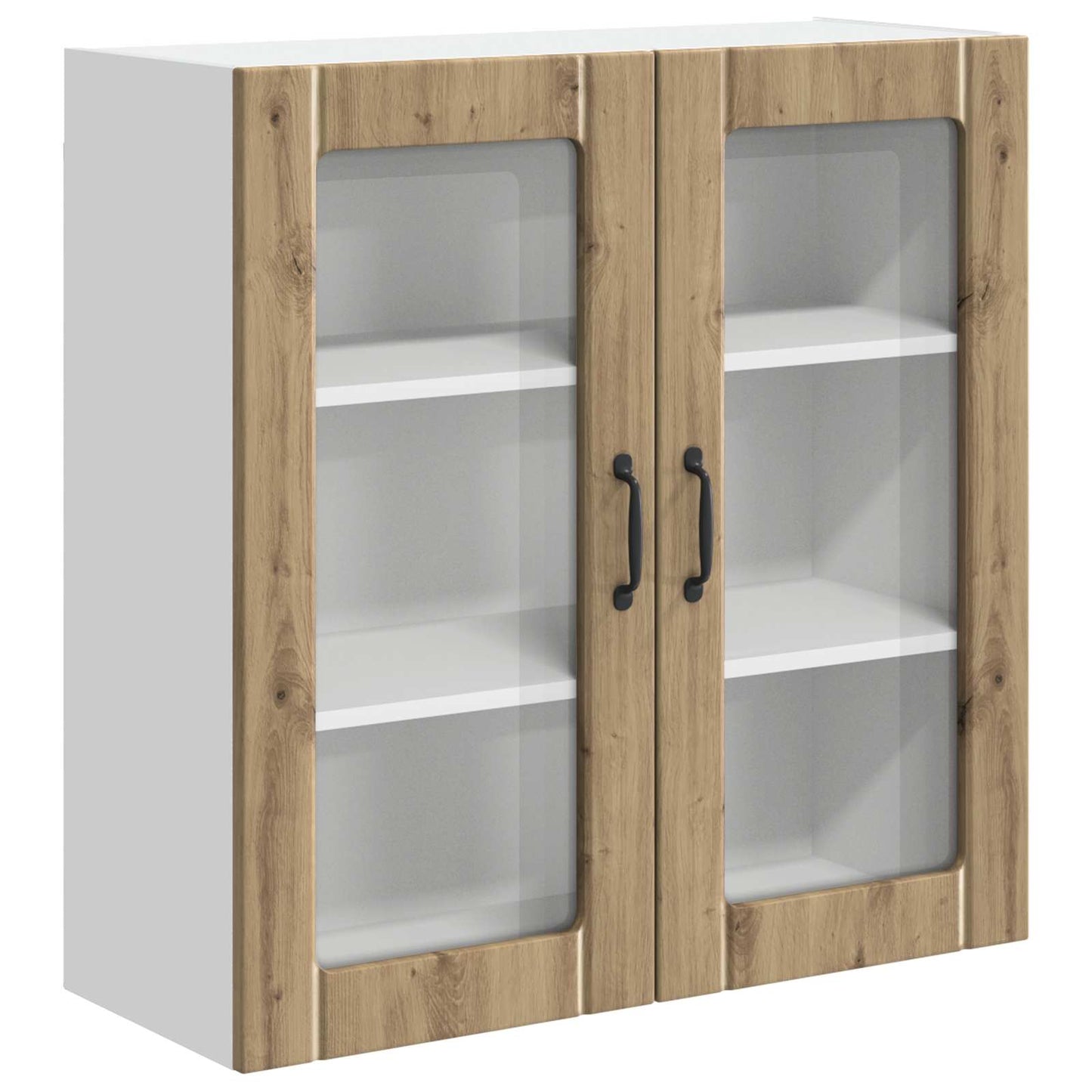 Mobile in vetro da parete LUCCA Rovere Artigianale | homemem39