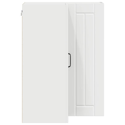 Mobile angolare per parete LUCCA Bianco 57 x 57 x 80 cm | homemem39
