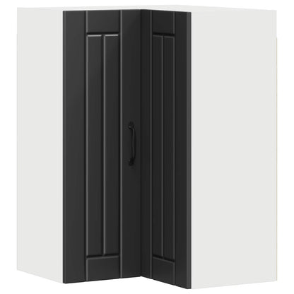 Mobile angolare per parete LUCCA Nero 57 x 57 x 80 cm