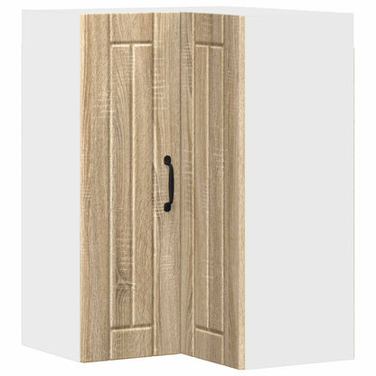 Mobile angolare per parete LUCCA Rovere Sonoma 57 x 57 x 80 cm