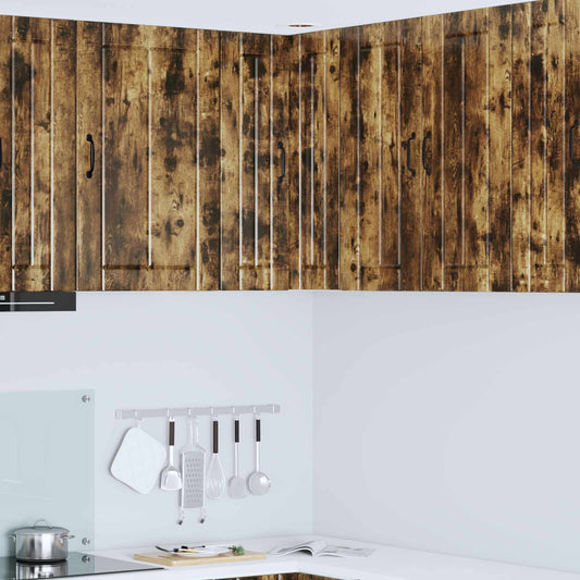 Mobile angolare per parete LUCCA Rovere Fumo 57 x 57 x 80 cm | homemem39
