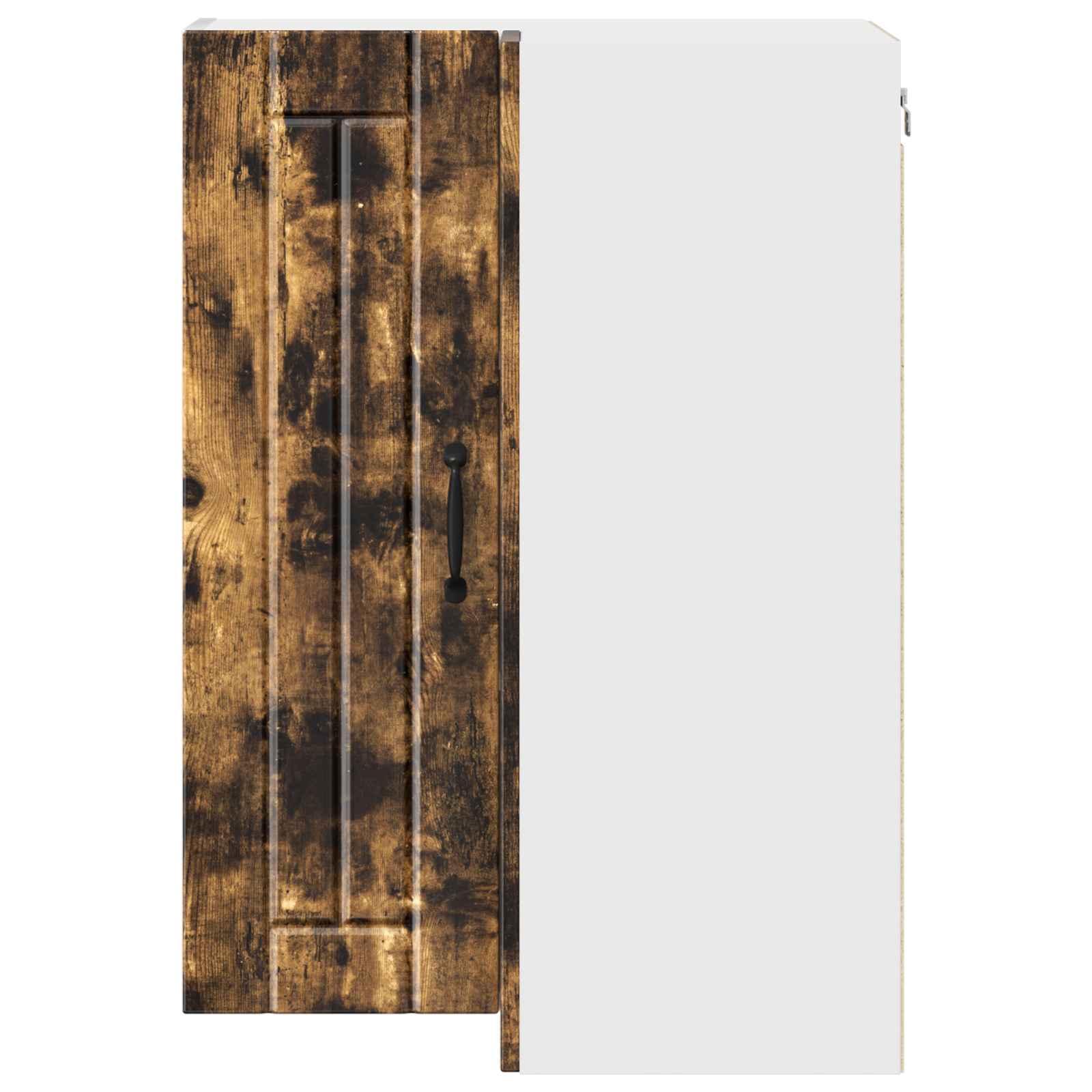 Mobile angolare per parete LUCCA Rovere Fumo 57 x 57 x 80 cm | homemem39