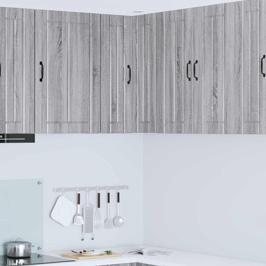Mobile angolare per parete LUCCA Grigio Sonoma 57 x 57 x 80 cm