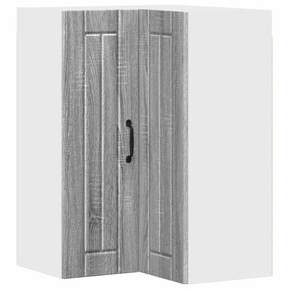 Mobile angolare per parete LUCCA Grigio Sonoma 57 x 57 x 80 cm