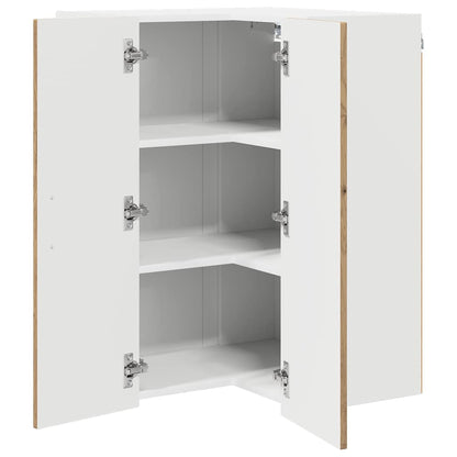 Mobile angolare per parete LUCCA Rovere Artigianale | homemem39
