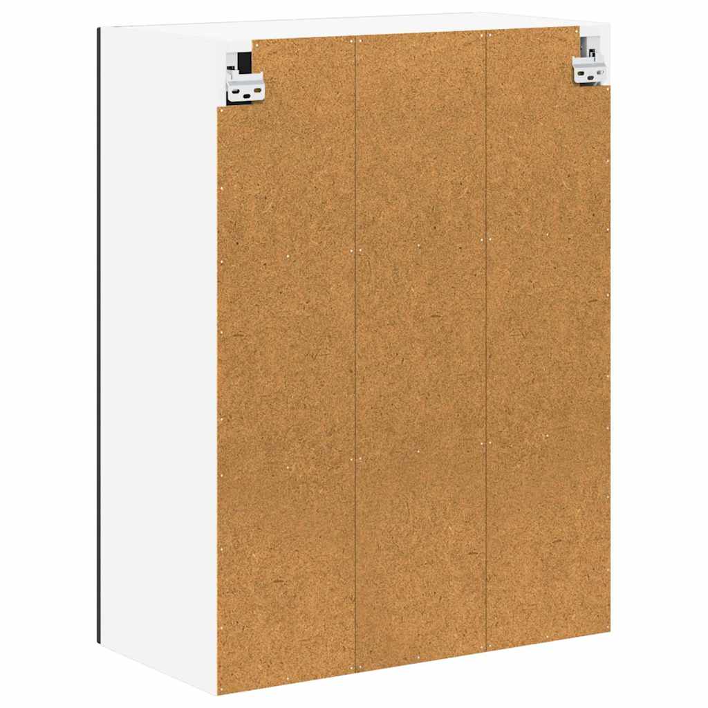 Mobile in vetro da parete LUCCA Nero 60 x 31 x 80 cm | homemem39