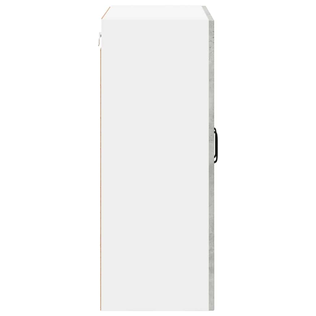 Mobile in vetro da parete LUCCA Grigio Cemento 60 x 31 x 80 cm