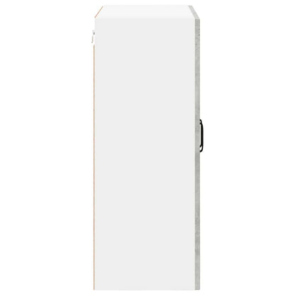 Mobile in vetro da parete LUCCA Grigio Cemento 60 x 31 x 80 cm