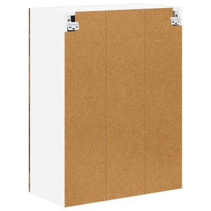 Mobile in vetro da parete LUCCA Rovere Fumo 60 x 31 x 80 cm