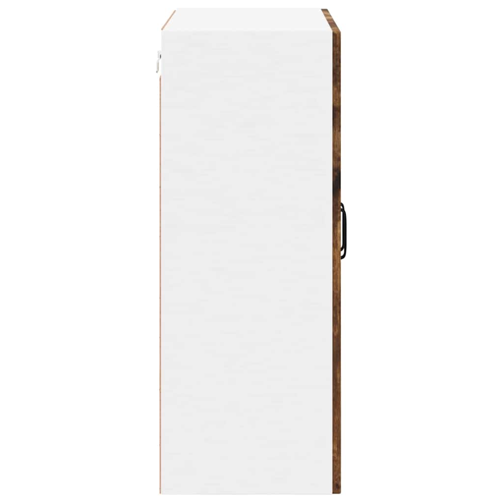 Mobile in vetro da parete LUCCA Rovere Fumo 60 x 31 x 80 cm | homemem39