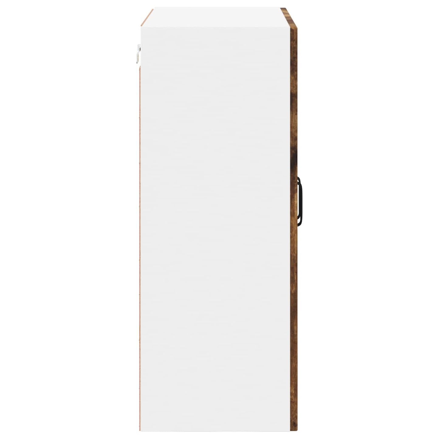 Mobile in vetro da parete LUCCA Rovere Fumo 60 x 31 x 80 cm