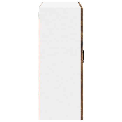 Mobile in vetro da parete LUCCA Rovere Fumo 60 x 31 x 80 cm
