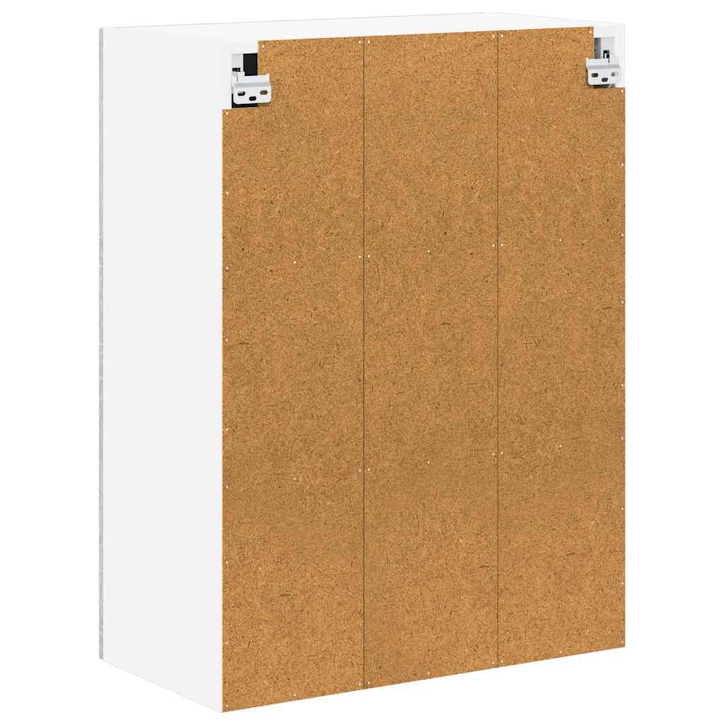 Mobile in vetro da parete LUCCA Grigio Sonoma 60 x 31 x 80 cm | homemem39