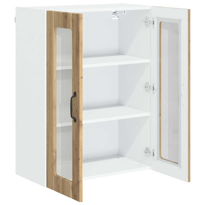 Mobile in vetro da parete LUCCA Rovere Artigianale | homemem39