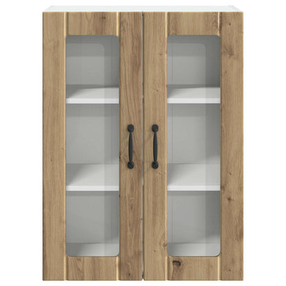Mobile in vetro da parete LUCCA Rovere Artigianale | homemem39