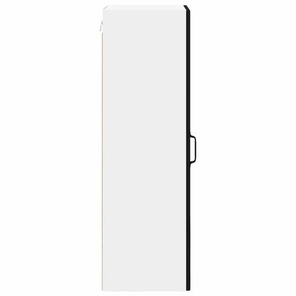 Mobile in vetro da parete LUCCA Nero 40 x 31 x 100 cm | homemem39