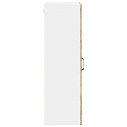 Mobile in vetro da parete LUCCA Rovere Sonoma 40 x 31 x 100 cm | homemem39