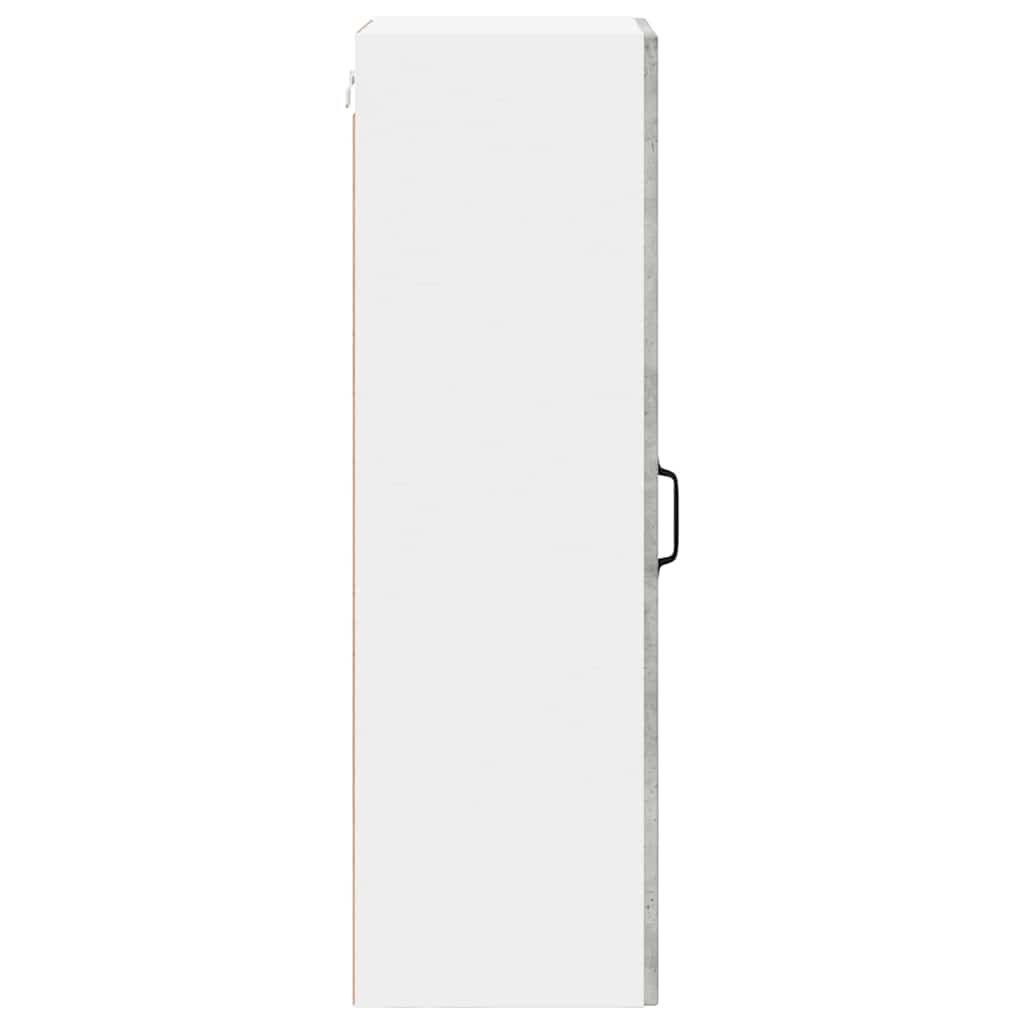 Mobile in vetro da parete LUCCA Grigio Cemento 40 x 31 x 100 cm | homemem39