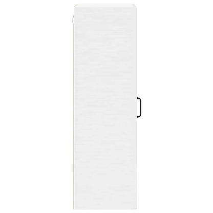 Mobile in vetro da parete LUCCA Bianco Lucido 40 x 31 x 100 cm | homemem39