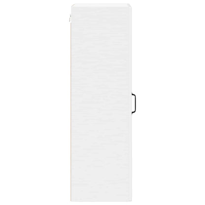 Mobile in vetro da parete LUCCA Bianco Lucido 40 x 31 x 100 cm