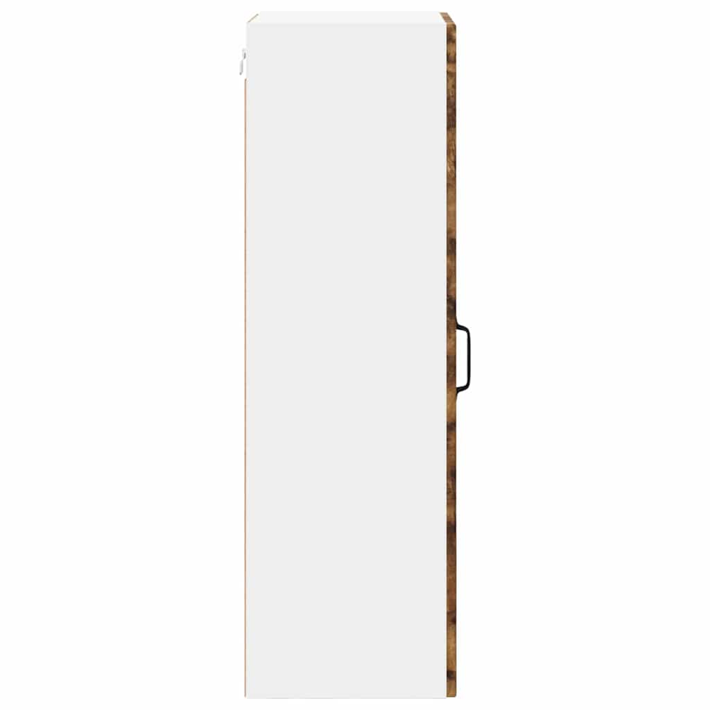 Mobile in vetro da parete LUCCA Rovere Fumo 40 x 31 x 100 cm | homemem39