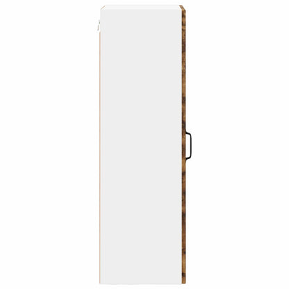 Mobile in vetro da parete LUCCA Rovere Fumo 40 x 31 x 100 cm