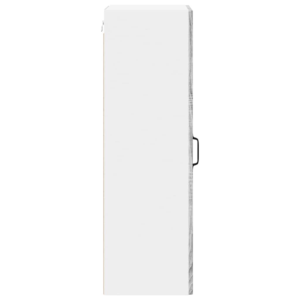 Mobile in vetro da parete LUCCA Grigio Sonoma 40 x 31 x 100 cm | homemem39