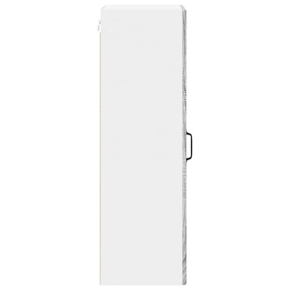 Mobile in vetro da parete LUCCA Grigio Sonoma 40 x 31 x 100 cm | homemem39
