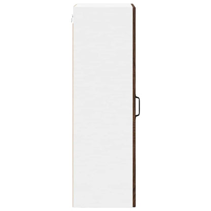 Mobile in vetro da parete LUCCA Rovere Marrone 40 x 31 x 100 cm | homemem39