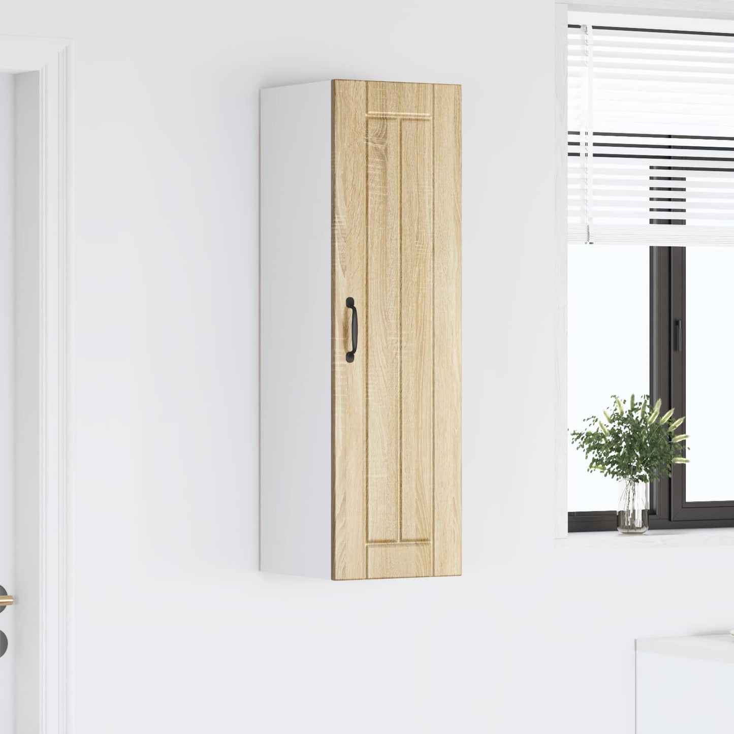 Armadietto a muro LUCCA Rovere Sonoma 30 x 31 x 100 cm | homemem39