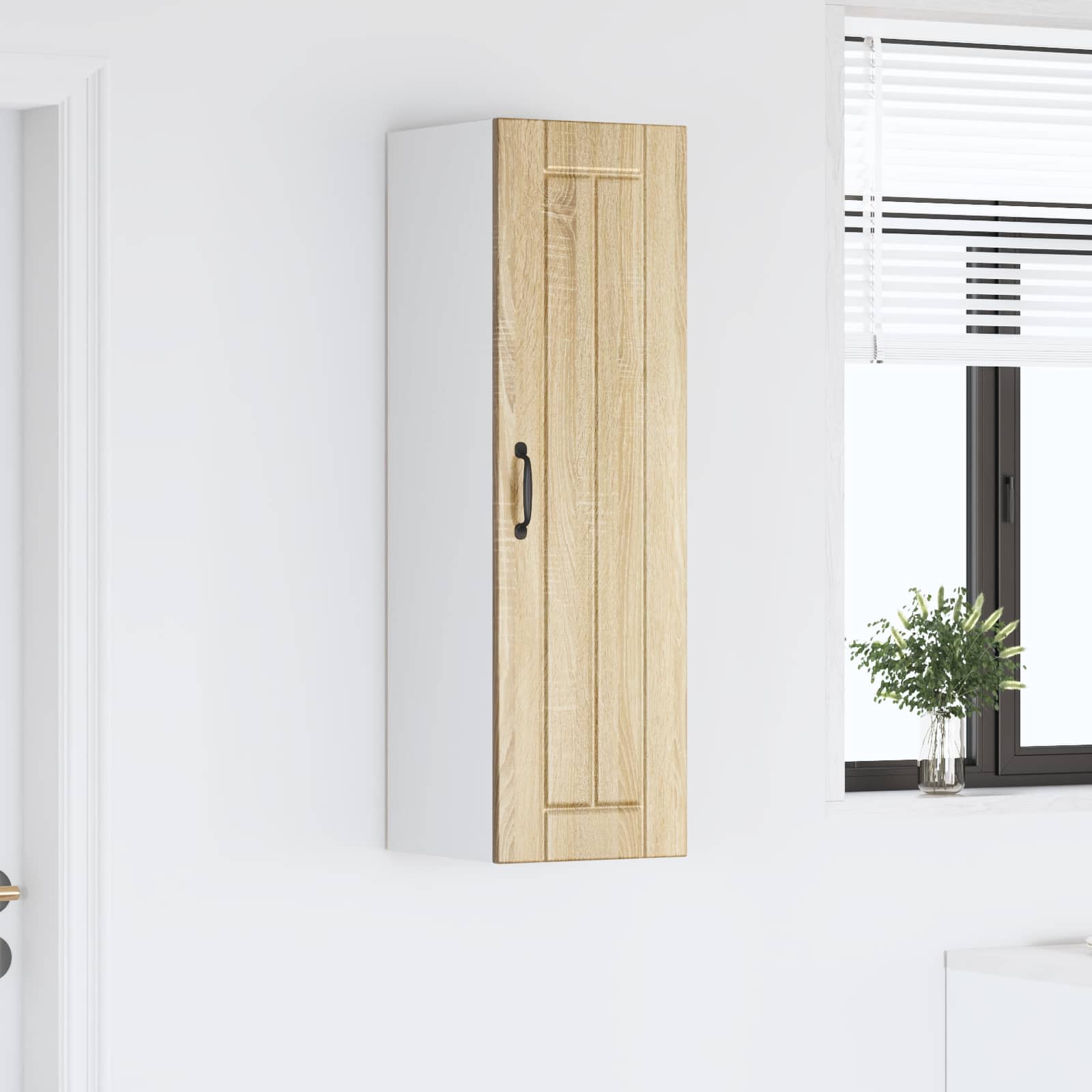 Armadietto a muro LUCCA Rovere Sonoma 30 x 31 x 100 cm | homemem39