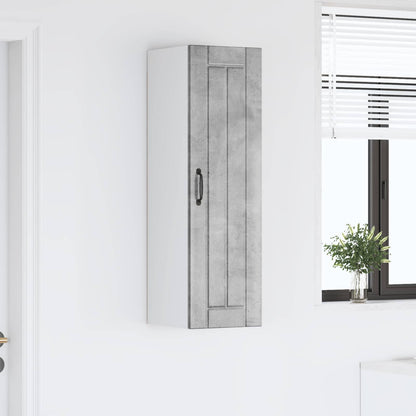 Armadietto a muro LUCCA Grigio Cemento 30 x 31 x 100 cm | homemem39