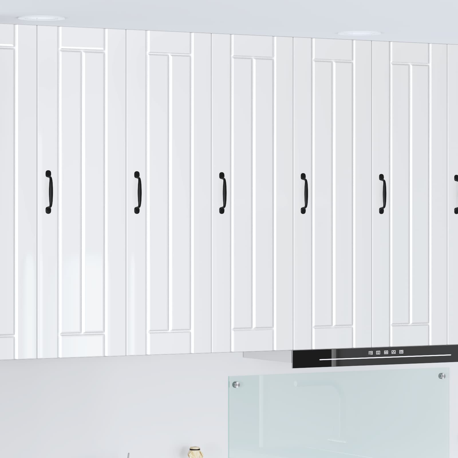 Armadietto a muro LUCCA Bianco Lucido 30 x 31 x 100 cm | homemem39