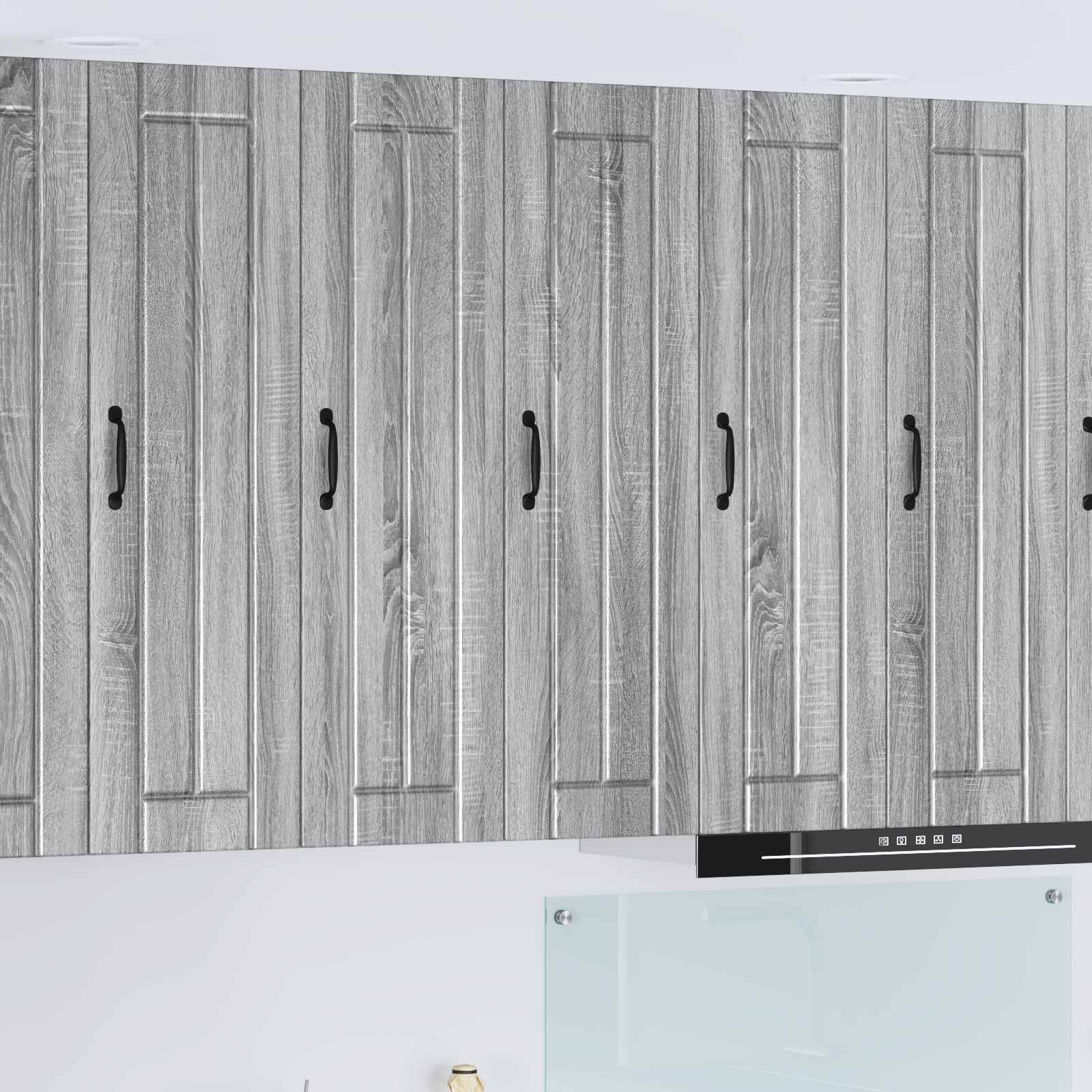 Armadietto a muro LUCCA Grigio Sonoma 30 x 31 x 100 cm | homemem39