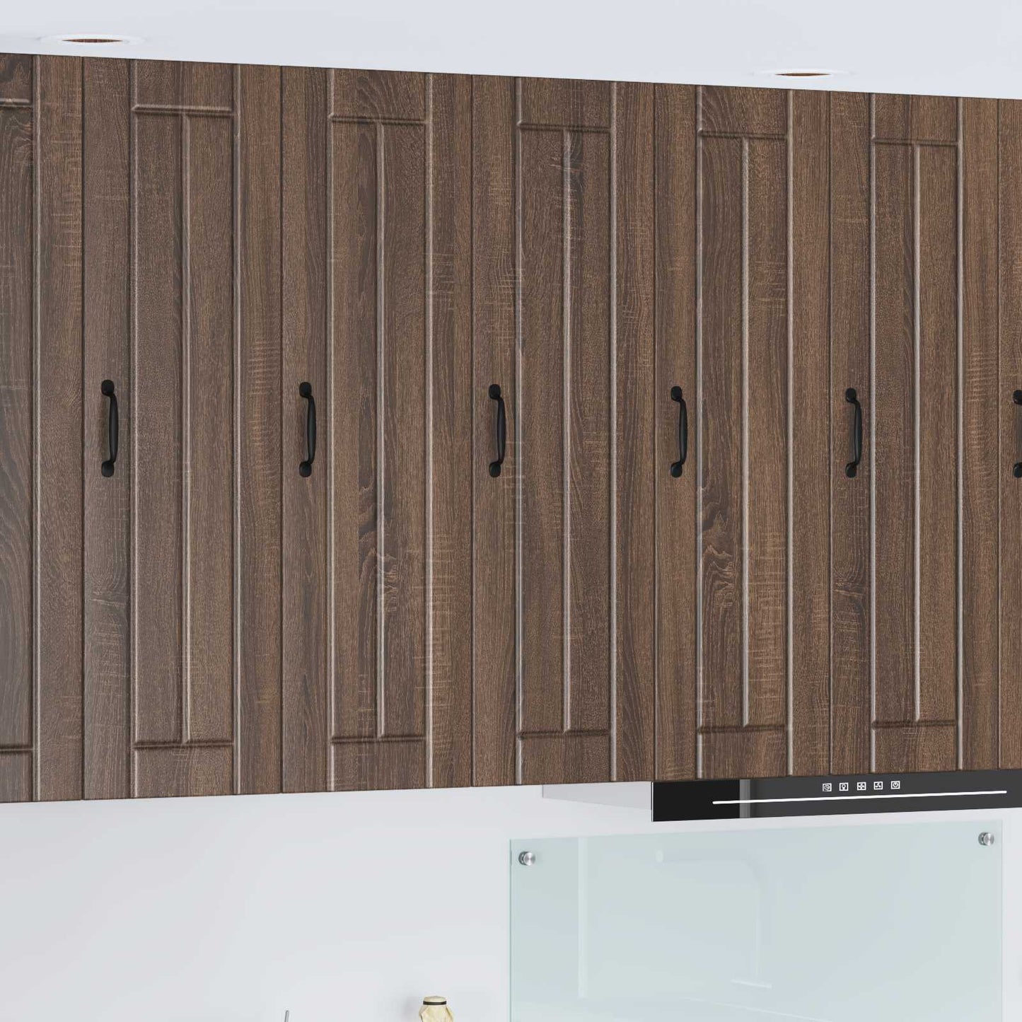 Armadietto a muro LUCCA Rovere Marrone 30 x 31 x 100 cm