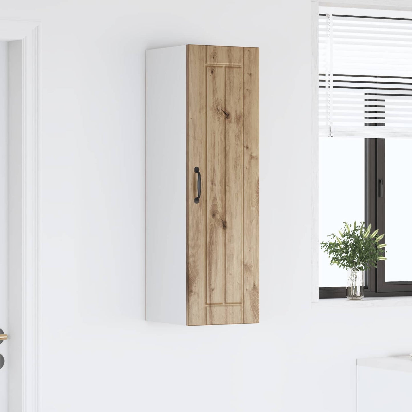 Armadietto a muro LUCCA Rovere Artigianale 30 x 31 x 100 cm | homemem39