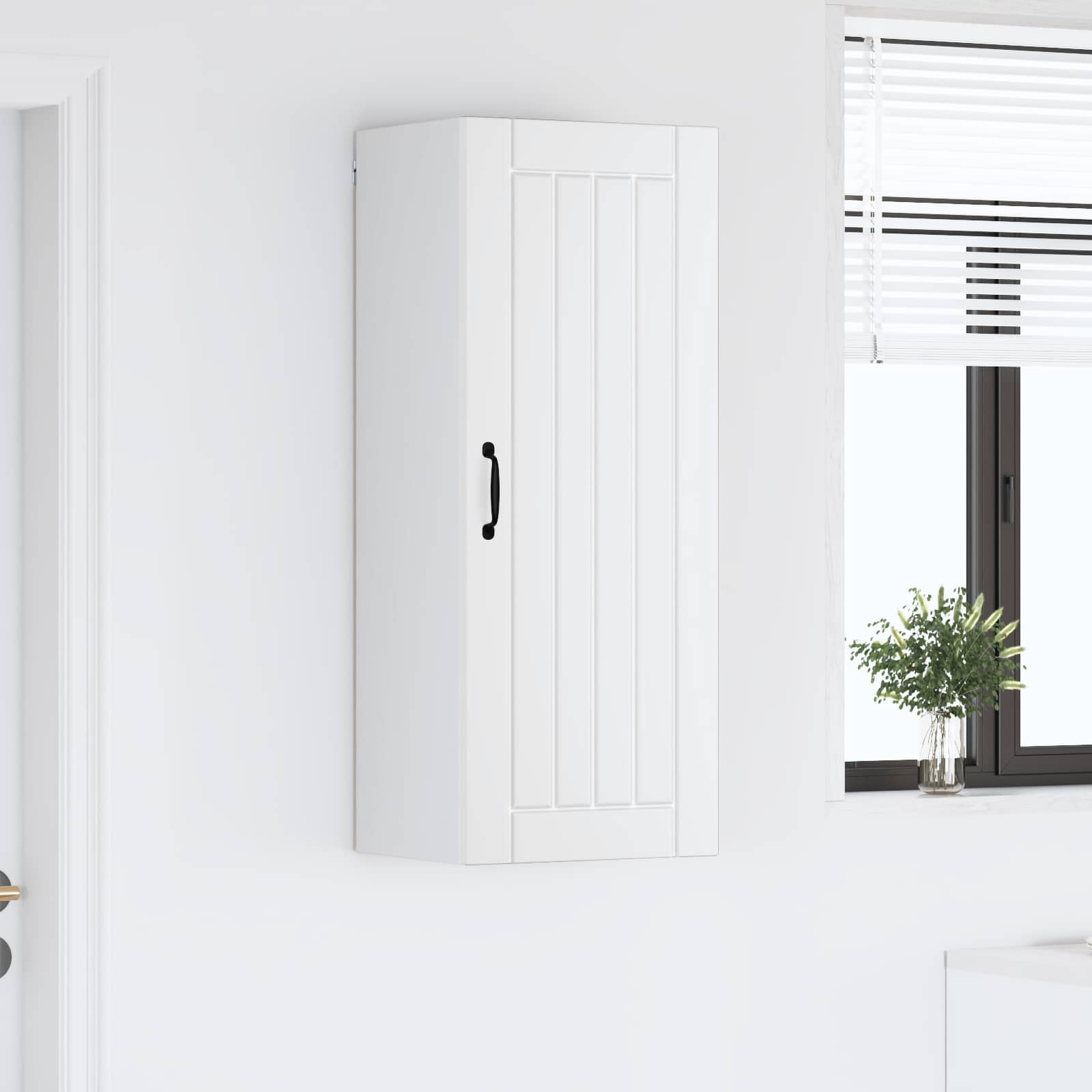 Armadietto a muro LUCCA Bianco 40 x 31 x 100 cm | homemem39