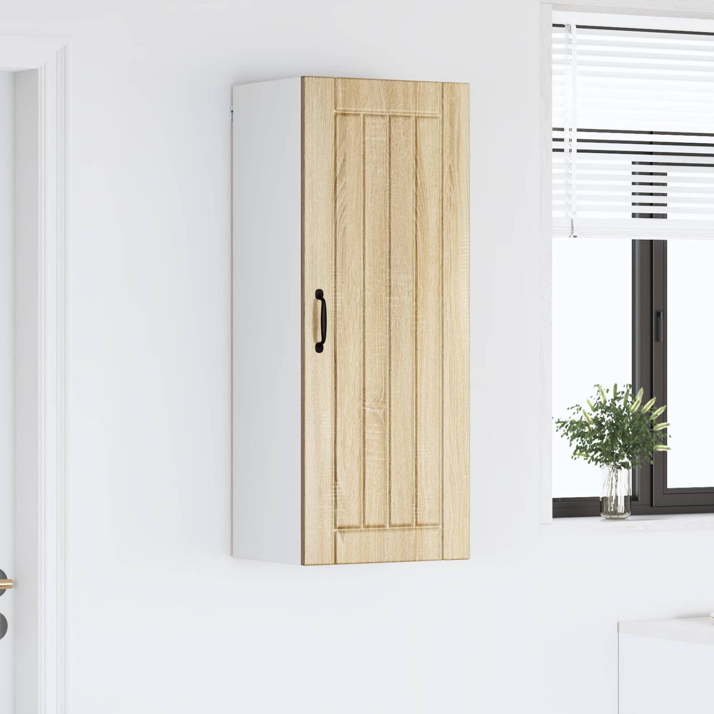 Armadietto a muro LUCCA Rovere Sonoma 40 x 31 x 100 cm | homemem39