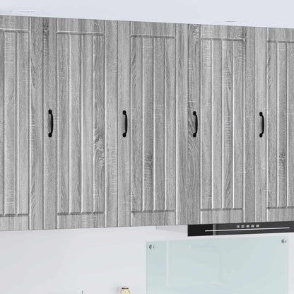Armadietto a muro LUCCA Grigio Sonoma 40 x 31 x 100 cm