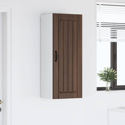 Armadietto a muro LUCCA Rovere Marrone 40 x 31 x 100 cm | homemem39
