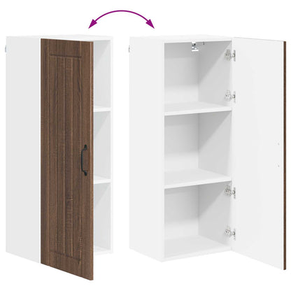 Armadietto a muro LUCCA Rovere Marrone 40 x 31 x 100 cm