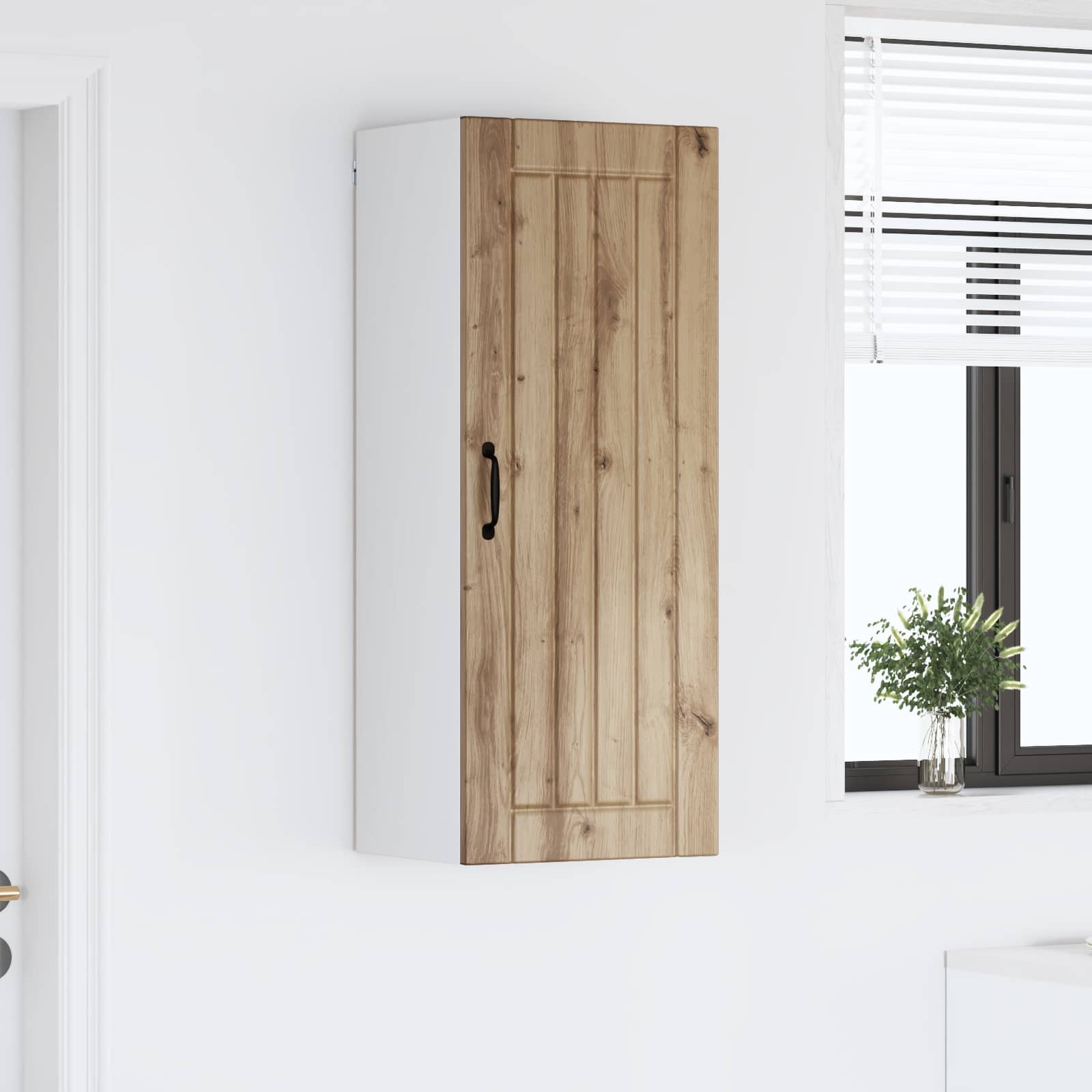 Armadietto a muro LUCCA Rovere Artigianale 40 x 31 x 100 cm | homemem39