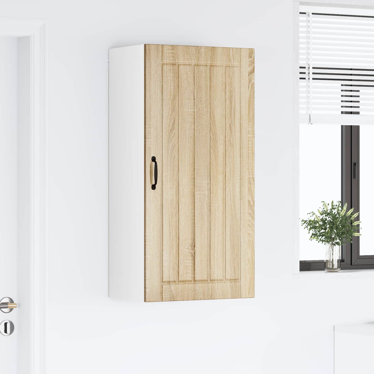 Armadietto a muro LUCCA Rovere Sonoma 50 x 31 x 100 cm | homemem39