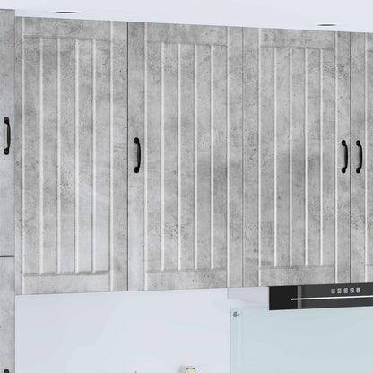 Armadietto a muro LUCCA Grigio Cemento 50 x 31 x 100 cm
