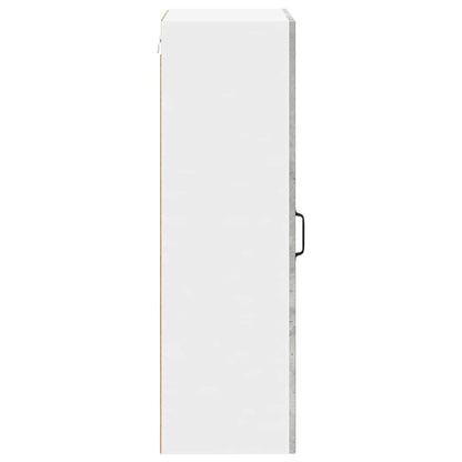 Armadietto a muro LUCCA Grigio Cemento 50 x 31 x 100 cm