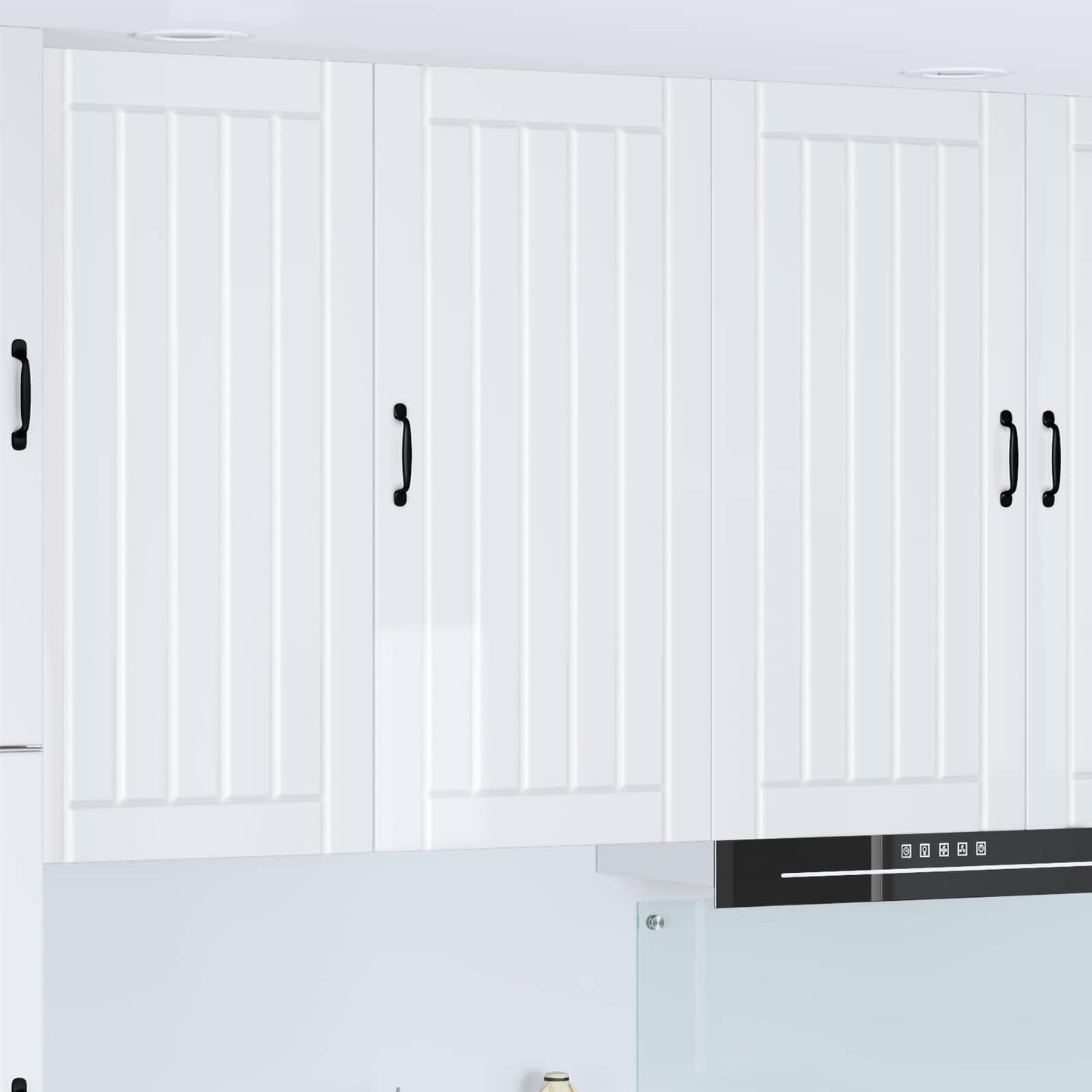 Armadietto a muro LUCCA Bianco Lucido 50 x 31 x 100 cm | homemem39